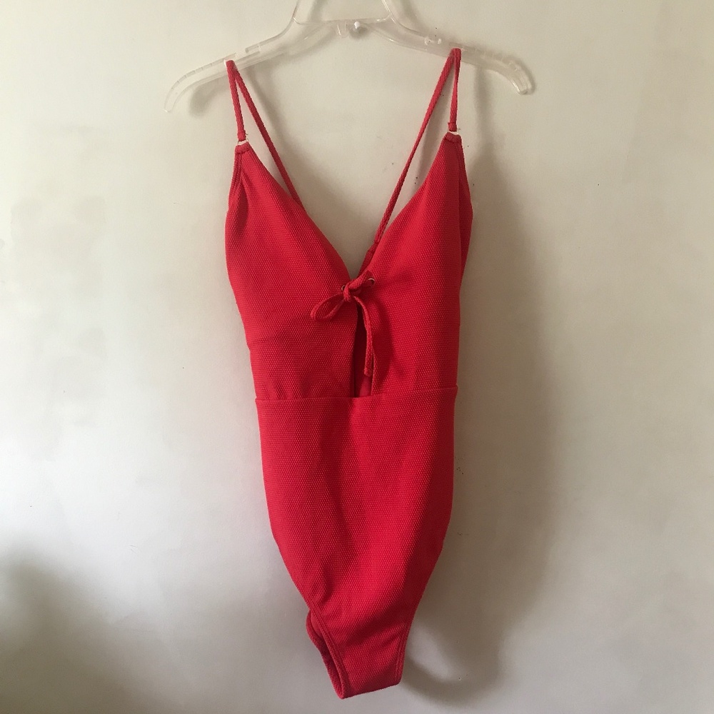 NWT New Decree Swimsuit. Red. XLarge